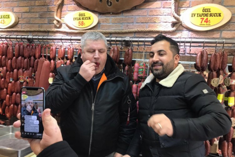 Ünlü menajer pastırmaya hayran kaldı