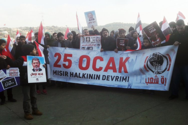 Mısır devriminin 9'uncu yılında eylem yapıldı