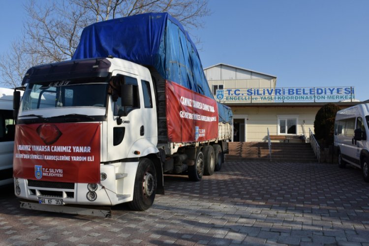 Silivri Belediyesi'nden Sivrice'ye yardım eli