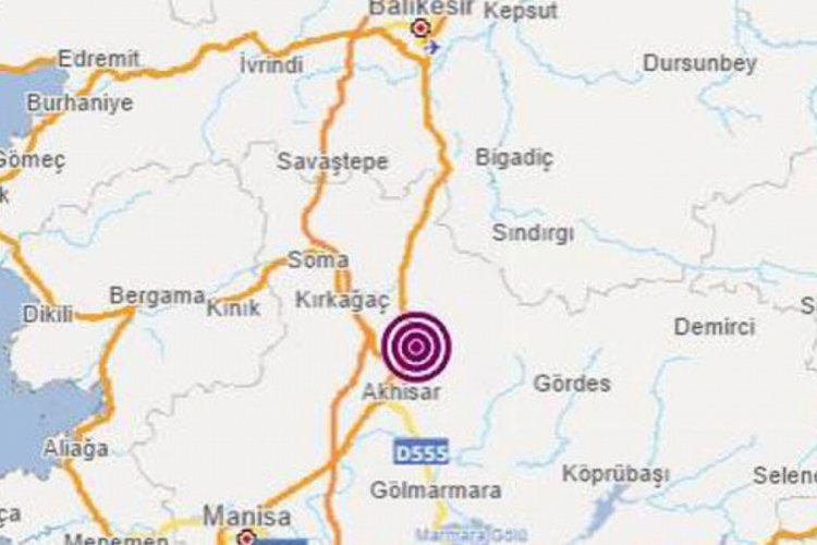 Akhisar'da 4.6 büyüklüğünde deprem