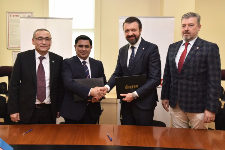 BTSO ile Özbekistan İpekçilik Bakanlığı'ndan iş birliği protokolü