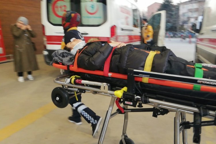 Bursa'da aynı anda iki tane kaza!