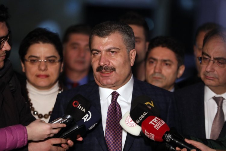 Bakan Koca, Dr. Zekai Tahir Burak Hastanesi'nde