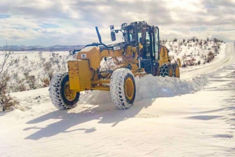 96 köy yolu ulaşıma açıldı