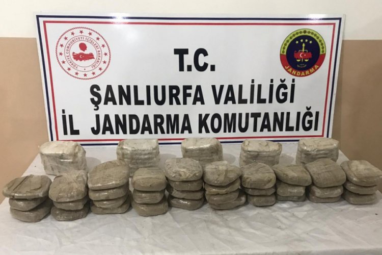 Toprağa gömülü halde 20 kilo esrar ele geçirildi