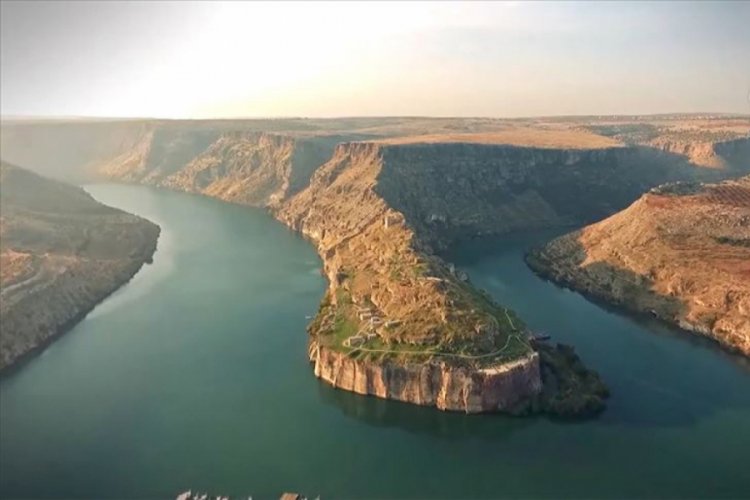 Zeugma ve Fırat Nehri'nin tanıtımı için özel görüntü çekildi