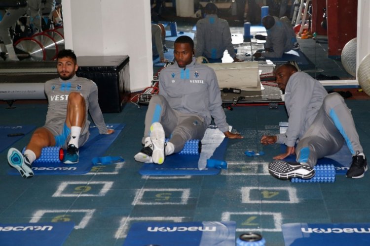 Trabzonspor salonda çalıştı