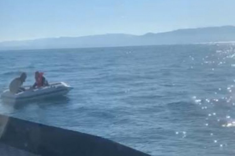 Batan teknedeki 2 kişi kurtarıldı