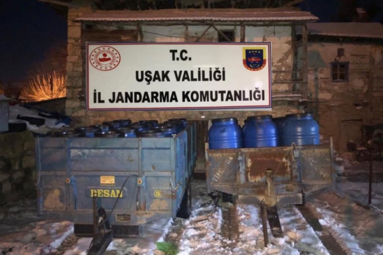 22 bin litre kaçak içki ele geçirildi