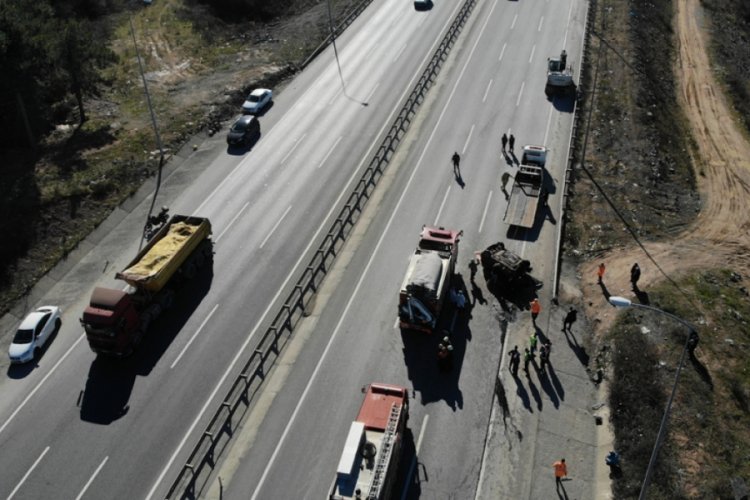 Şile yolunda feci kaza: 1 ölü, 2 yaralı