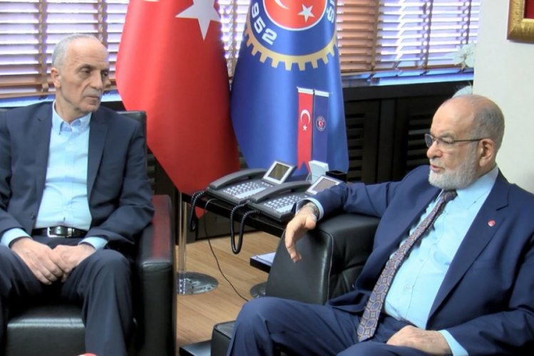 Karamollaoğlu, Türk-İş Genel Başkan Atalay'ı ziyaret etti