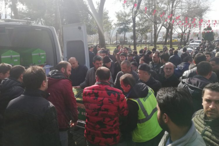 Bursa'daki dev fabrikada can vermişti, son yolculuğuna uğurlandı