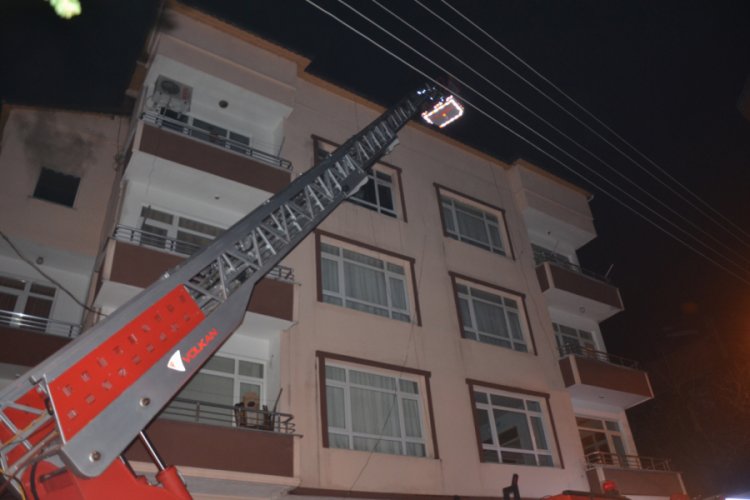 Ordu'da elektrik prizi yangına neden oldu