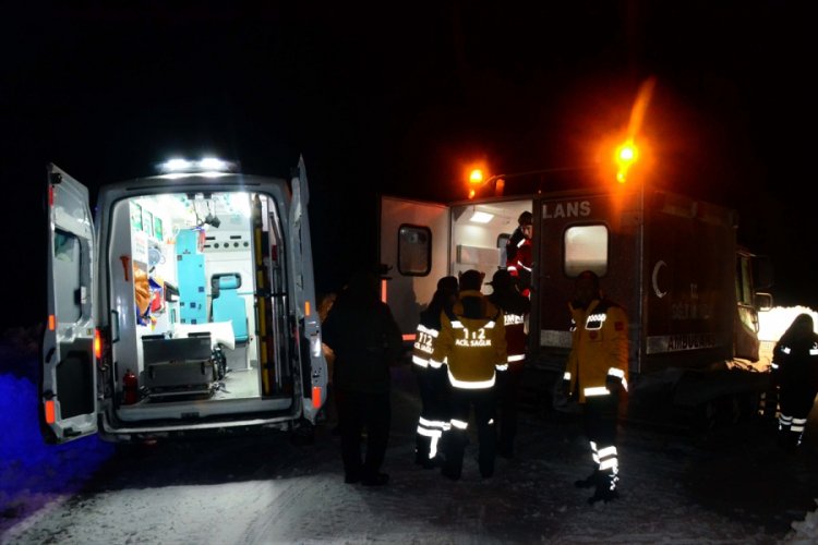 Koah hastası, 6 saatlik çalışmayla hastaneye ulaştırıldı
