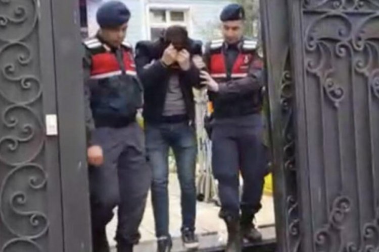 Baskında kıskıvrak yakalandı!