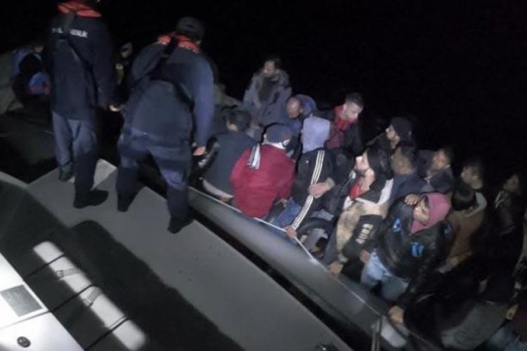 20 düzensiz göçmen yakalandı