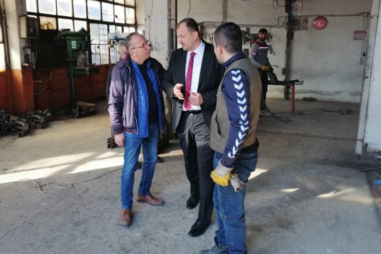 Bursa İznik Belediye Başkanı Usta'dan esnaf ziyareti