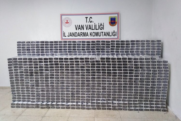 21 bin paket kaçak sigara ele geçirildi
