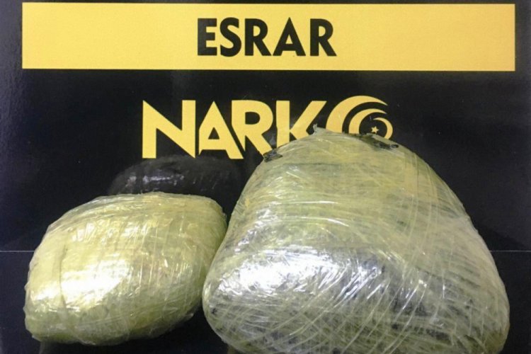 Bitlis'te 2 kilo 232 gram toz esrar ele geçirildi