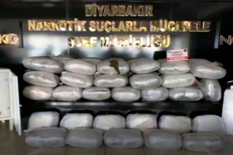 Diyarbakır'da yılbaşından bu yana 1 tondan fazla uyuşturucu ele geçti