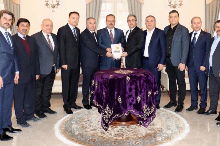 Bursa Valisi Canbolat'a İMSİAD'dan ziyaret