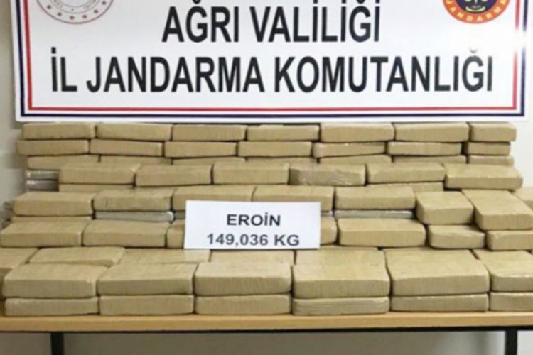 İran plakalı TIR'da 149 kilo eroin ele geçirildi