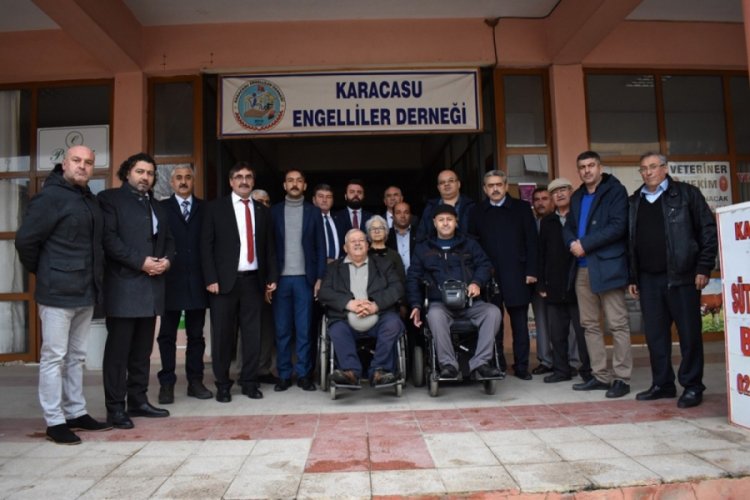 Başkan Alıcık'tan Karacasu ziyareti