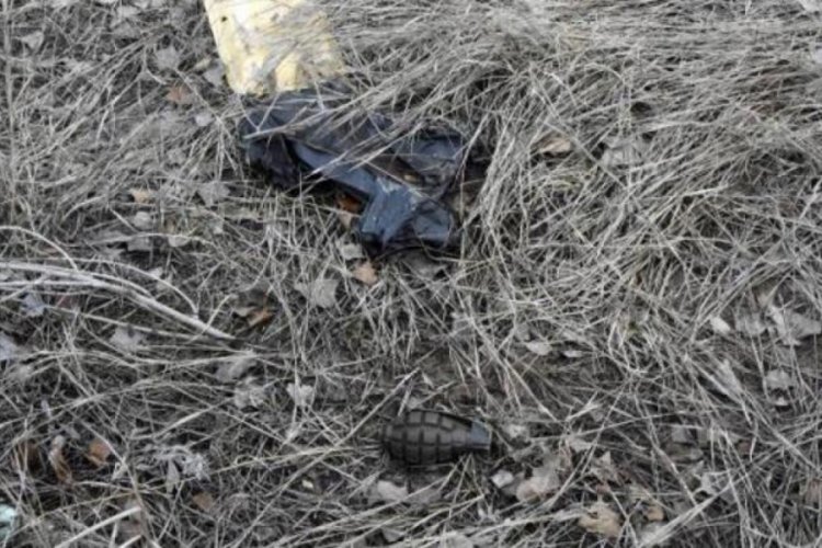 Baraj kıyısında patlamamış 3 adet el bombası bulundu