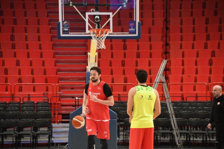 A Milli Basketbol Takımı'nda İsveç maçına hazırlıklanıyor