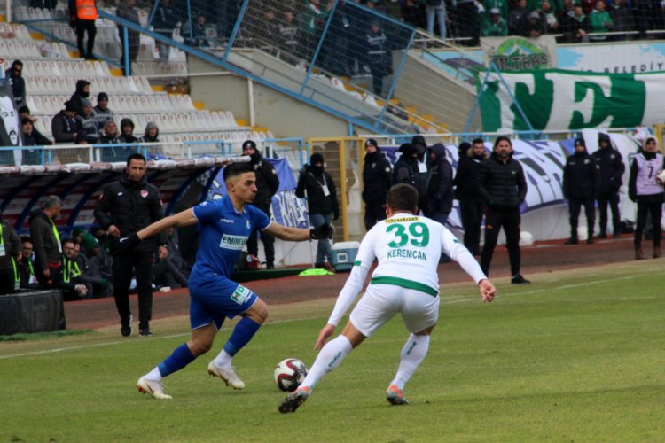 Bursaspor, topa en az sahip olduğu maçı oynadı