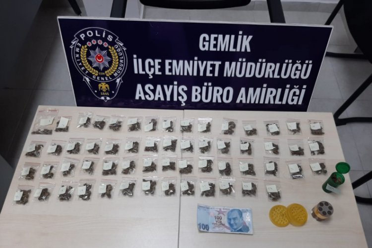 Bursa Gemlik'te uyuşturucu satıcılarına şok operasyon
