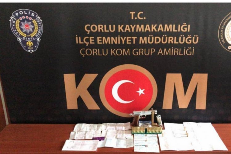 Çorlu'da tefeci operasyonu