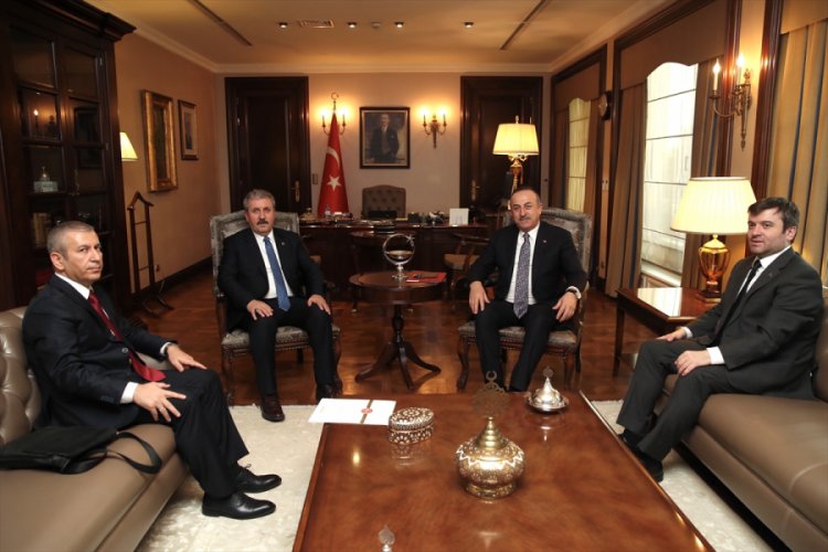 Bakan Çavuşoğlu, Destici ile görüştü