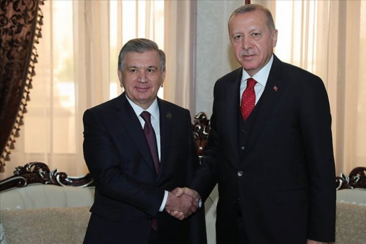 Mirziyoyev'den, Erdoğan'a doğum günü tebriği