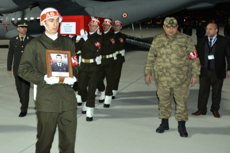 Şehidin cenazesi Kahramanmaraş'a getirildi