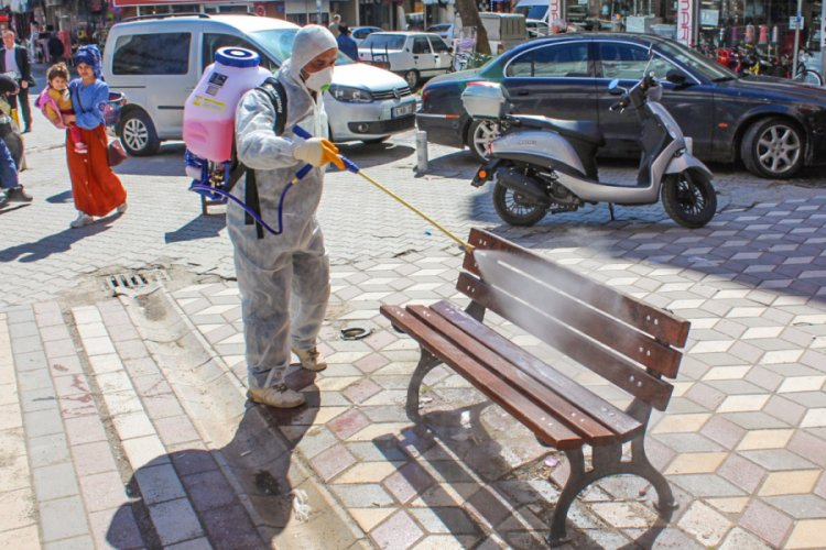Bursa Karacabey Belediyesi'nden koronavirüse karşı sıkı tedbir
