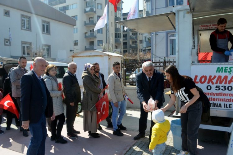 Bursa Mudanya Liman Başkanlığından şehitlere lokma