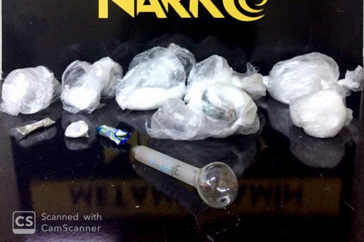 107 gram metanfetamin ele geçirildi