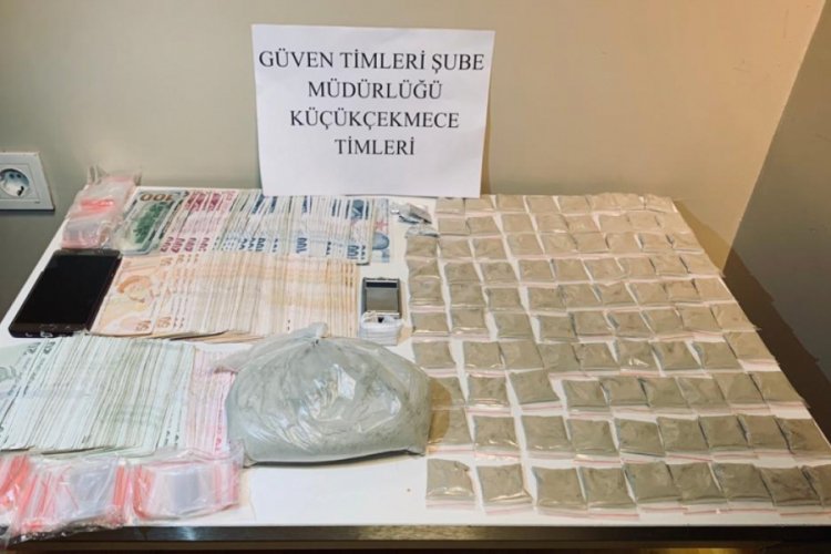 Küçükçekmece'de uyuşturucu operasyonu: 2 gözaltı