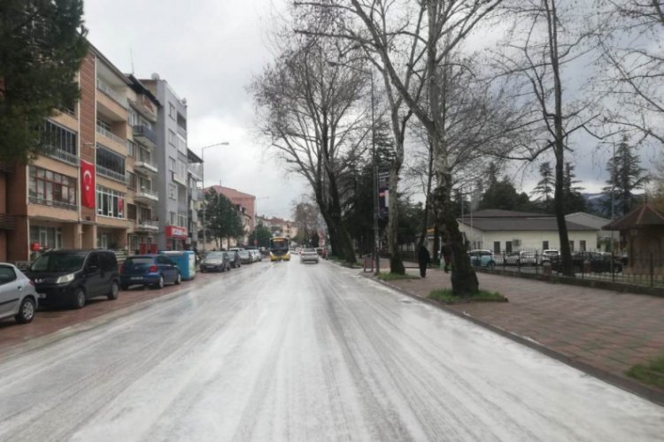 Bursa İnegöl dezenfektanlarla yıkanıyor