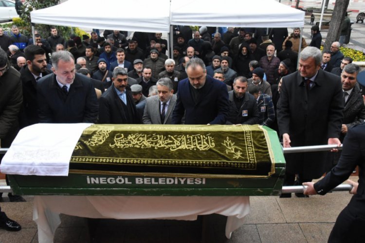 Bursa İnegöl Belediye Başkan Vekili Ahmet Kara, son yolculuğuna uğurlandı