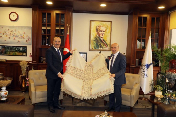 Bursa Mudanya Belediye Başkanı Türkyılmaz Tunç Soyer ile Cittaslow için buluştu 