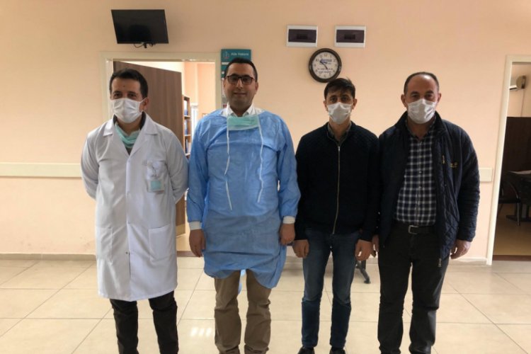 Sokağa çıkmayan köylülere teşekkür