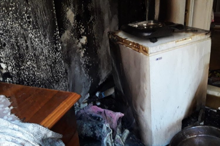Yangında dumandan etkilenen kişi tedavi altına alındı