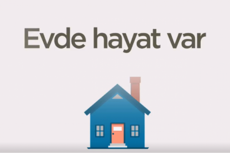 İçişleri Bakanlığı'ndan 'Evde Hayat Var' kamu spotu