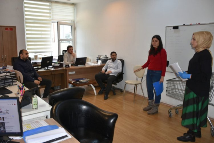 Bursa Gemlik Belediyesi'nde çalışanlar kontrolden geçti