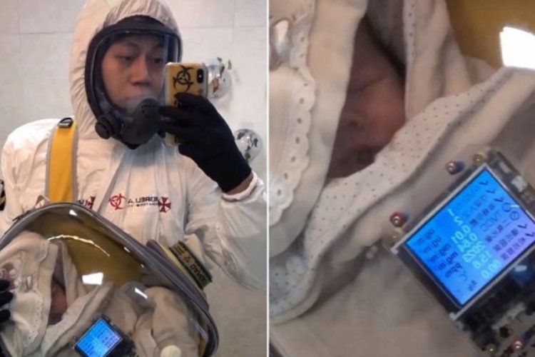 Oğlunu virüsten korumak için kapsül icat etti
