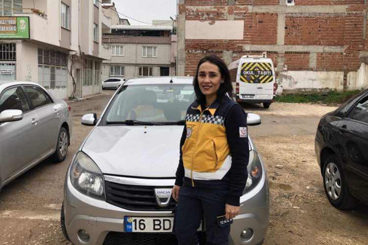 Bursa'da sağlık çalışanına anlamlı jest