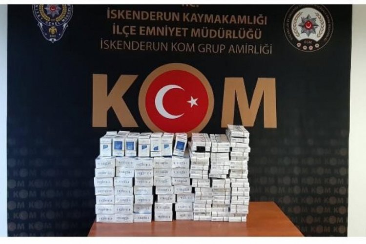 700 paket kaçak sigara ele geçirildi