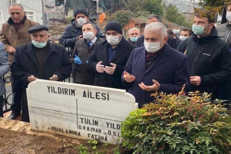Binali Yıldırım'ın kayınvalidesinin cenazesi toprağa verildi